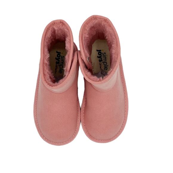 Simple Joys by Carter Kai Winter Boot Pink Size 10 - Picture 10 of 12